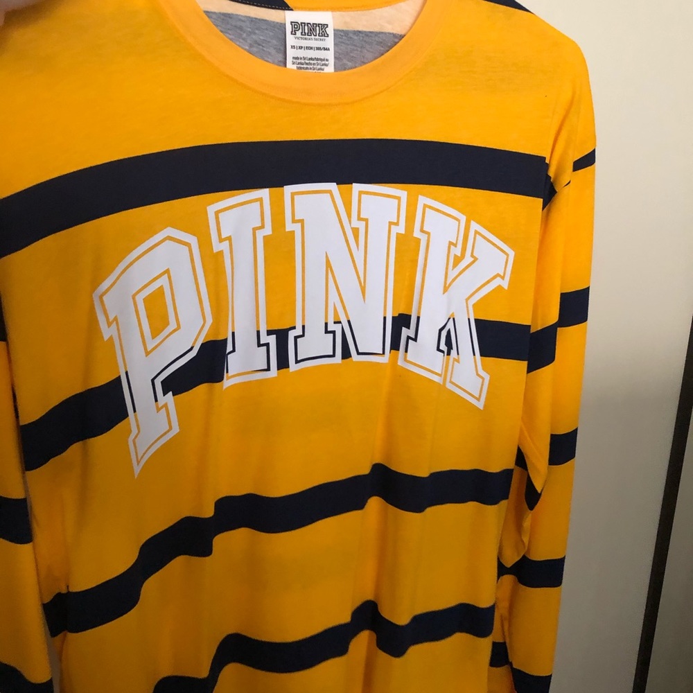 Pink long sleeve oversized t-shirt